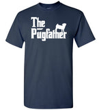 The Pugfather Funny Pug Dad Pug Dog Lover Shirt for Men