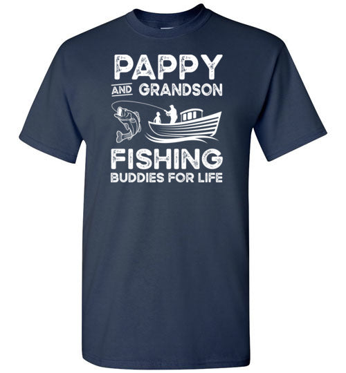 Pappy and Grandson Fishing Buddies for Life Matching Shirt for Men