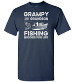 Grampy and Grandson Fishing Buddies for Life Matching Shirt for Men
