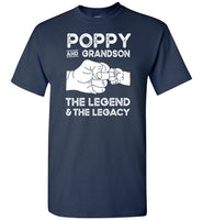 Poppy and Grandson the Legend and the Legacy Shirt for Men