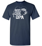 Reel Cool Opa Fishing Shirt for Men Gift for Fisherman Grandpa