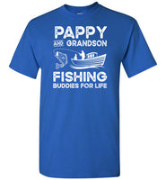 Pappy and Grandson Fishing Buddies for Life Matching Shirt for Men