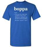 Boppa Definition Shirt for Men Grandpa