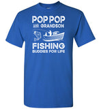 Pop Pop and Grandson Fishing Buddies for Life Matching Shirt for Boys