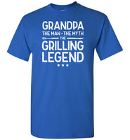 Grandpa the Man the Myth the Grilling Legend Shirt