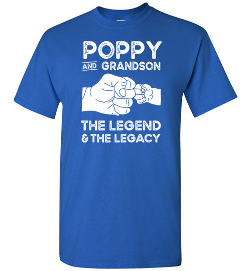 Poppy and Grandson the Legend and the Legacy Shirt for Men