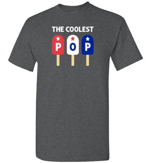 The Coolest Pop Patriotic Popsicle Shirt for Men Dad Grandpa