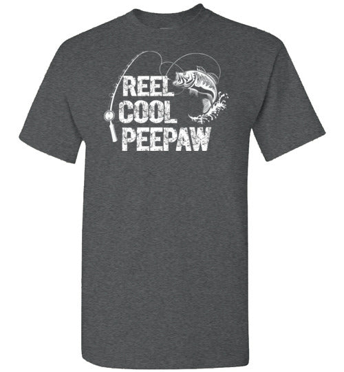 Reel Cool Peepaw Fishing Shirt for Men Gift for Fisherman Grandpa