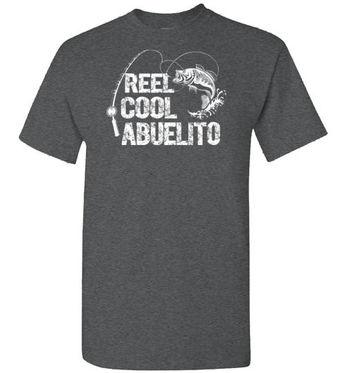 Reel Cool Abuelito Fishing Shirt for Men Gift for Fisherman Grandpa