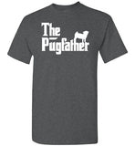 The Pugfather Funny Pug Dad Pug Dog Lover Shirt for Men