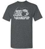 Reel Cool Grandpop Shirt for Men Fisherman Grandpa