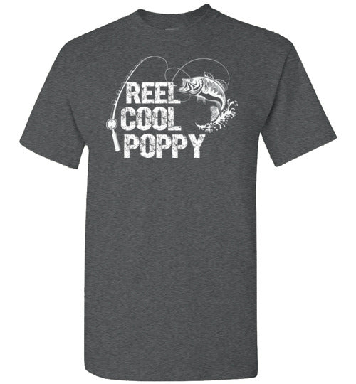 Reel Cool Poppy Fishing Shirt for Men Gift for Fisherman Grandpa