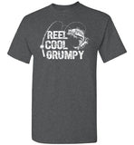 Reel Cool Grumpy Funny Fishing Shirt for Men Grandpa