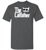 The Catfather Funny Cat Dad Shirt for Men Cat Lovers
