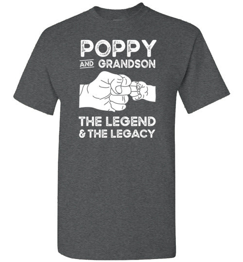 Poppy and Grandson the Legend and the Legacy Shirt for Men