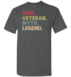 Dad Veteran Myth Legend Shirt for Men