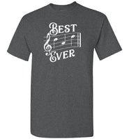 Best Dad Ever Music Notes Shirt