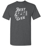 Best Dad Ever Music Notes Shirt