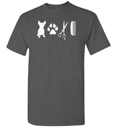 Dog Groomer Paw Scissors Comb Shirt