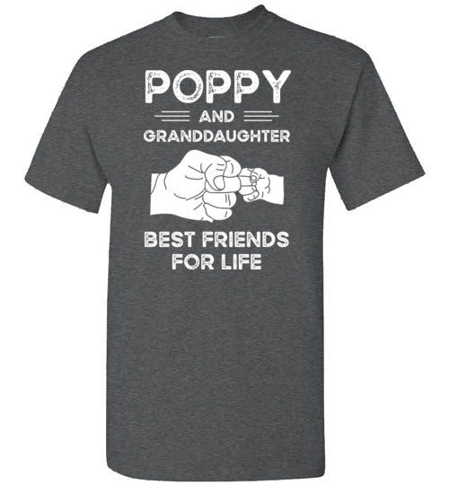 Poppy and Granddaughter Best Friends for Life Shirt