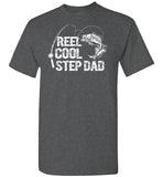 Reel Cool Stepdad Fishing Shirt for Men Gift for Fisherman Stepdad Step Father