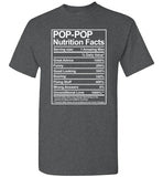 Pop-Pop Nutrition Facts Shirt