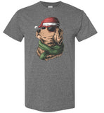 Golden Retriever Santa Hat Christmas Shirt for Men Women Kids