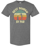 Best Pawpaw By Par Golf Shirt for Men Grandpa Golfing Tee Gift