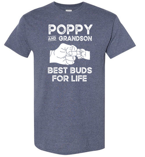 Poppy and Grandson Best Buds for Life Shirt
