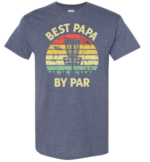 Best Papa By Par Disc Golf Shirt for Men