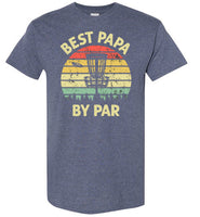 Best Papa By Par Disc Golf Shirt for Men