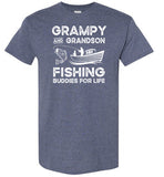 Grampy and Grandson Fishing Buddies for Life Matching Shirt for Men
