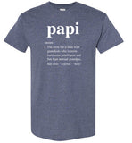 Papi Definition Shirt for Men Grandpa