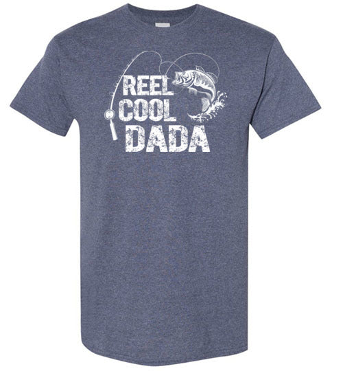Reel Cool Dada Fishing Shirt for Men Gift for Fisherman Dad Grandpa