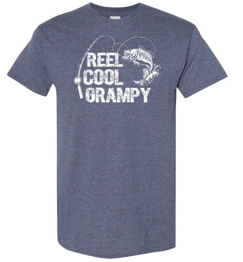 Reel Cool Grampy Fishing Shirt for Men Gift for Fisherman Grandpa