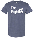 The Pugfather Funny Pug Dad Pug Dog Lover Shirt for Men
