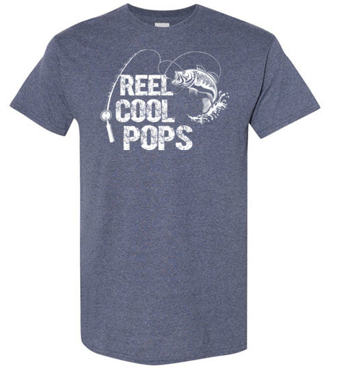 Reel Cool Pops Fishing Shirt for Men Gift for Fisherman Dad Grandpa