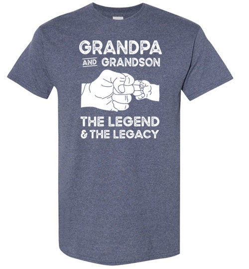 Grandpa and Grandson the Legend and the Legacy Shirt for Men
