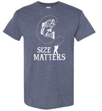Size Matters Funny Fishing Shirt for Men
