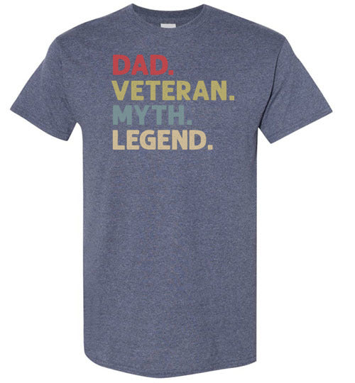 Dad Veteran Myth Legend Shirt for Men