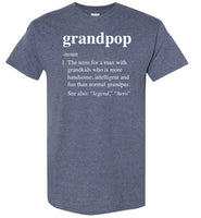 Grandpop Definition Shirt for Men Grandpa