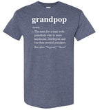 Grandpop Definition Shirt for Men Grandpa