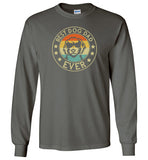 Best Dog Dad Ever Long Sleeve Shirt for Men