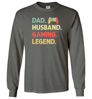 Dad Husband Gaming Legend Long Sleeve Shirt