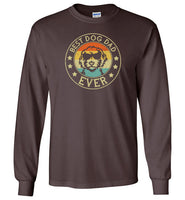 Best Dog Dad Ever Long Sleeve Shirt for Men
