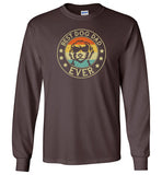 Best Dog Dad Ever Long Sleeve Shirt for Men