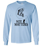 Size Matters Fishing Long Sleeve Shirt for Men