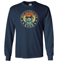 Best Doodle Dad Ever Long Sleeve Shirt for Men