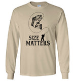 Size Matters Fishing Long Sleeve Shirt for Men