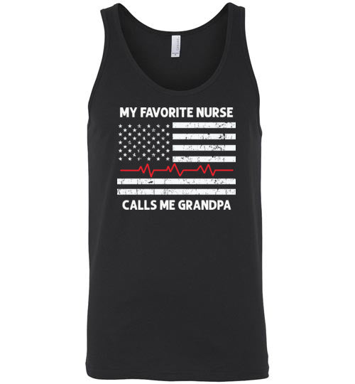 My Favorite Nurse Calls Me Grandpa Tank Top